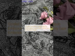 Schnurspitzenstoff Elegante Sequin Stickerei Luxuriöse hochwertige Spitzenbroderierte Stoffe