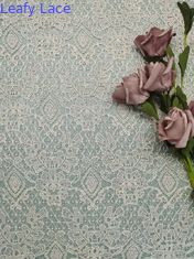 Rosa gesticktes chemischer Spitze-Gewebe-Leichtgewichtler-volles Polyester 125cm breit