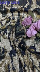124cm Mehrfarbige Sequins Stickstoff mit Erdnetz für Abendkleid