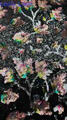 Schaumende, gestrickte, bestickte Sequin-Stoffrolle zur Dekoration von Kleidern