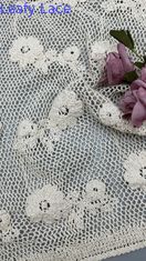 Umweltschonend 100% Baumwolle Häkel Stickerei Spitze Stoff mit Blumenmuster Weich und bequem