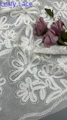 Elegantes und langlebiges 120-130 cm broderiertes Spitzengewebe für Hochzeits- und Geburtstagsfeiern