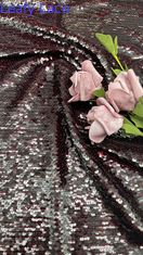 Luxus 100% Polyester Blatt-Sequin Stickstoff Schein Sequin Stoff