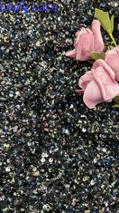 Stoff aus Metallspitzen, Sequin, Stickerei, Stoff, angepasste Farbe