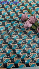100% Baumwolle Sequin Stickerei Spitze Stoff mit Muster für Kleidung