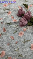 Floral Elegante Stickerei Spitze Stoff Party 100% Baumwolle Hohe Qualität Luxus Stil