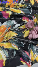 3D-Blumen-Sequin-Brädergewebe für Geburtstagskleid
