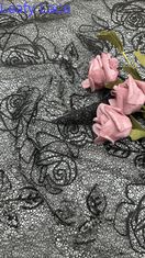 Polyester Sequin Schnurspitzenstoff Elegante Sequin Broderierte Sequin Spitzenstoff