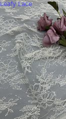 Blattbroderierte Sequin Stoff elegant und atmen Broderierte Spitze Stoff Abend Gelegenheit Luxus Stoff