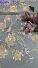Broderierey Spitze Stoff Perlen Sequin Blumen Elegant und Atmen Luxus Gelegenheit Stoff