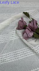 2025 Stretch Lace Stoff für Kleidung und Bekleidung Tulle Weichstreifenmuster von der Werft