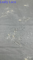 Leafy Tulle Mesh Gewebe Leichtgewicht Atem und Elegant Sequin Broderierte Spitze