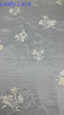 Hochwertiges Floral Tulle Mesh Stoff Atemnetz Spitze Stoff Blatt Sequin Stoff