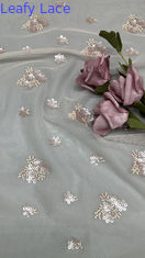 Luxuriöse Sequin Perlen broderierte Stoff Spitze Stoff Neue Ankunft für Couture Gelegenheit