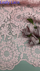 100% Baumwolle Broderierte Stoff Hohl-up Floral für AW Saison für Hochzeitskleid Party