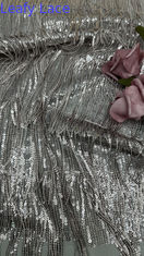Fringe Sequin Stoff Elegant und glänzend Luxuriös für Mädchen und handgefertigte Accessoires