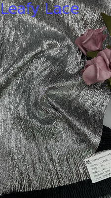 Cobra Sliver Farbe Metallspitzen Stoff für Kleider Luxus Party Hochzeitskleid