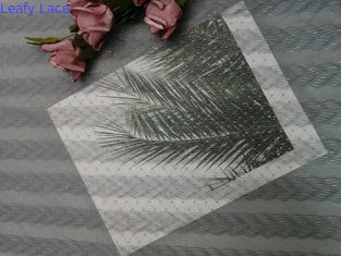 Grey Polyester Crinckle Mesh Pleated-Spitze-Gewebe für kleines Mädchen-Kleid