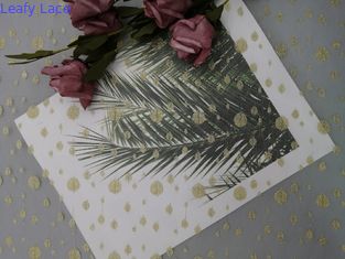 Gold-Dot Metallic Lace Fabric White-Spitze-Gewebe für Brautkleider