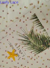 Folie druckte Funkeln-Tulle-Gewebe
