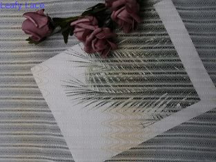 100 Yards 145cm geometrische geschnürte Spitze-Gewebe-Elfenbein-Brautspitze-Gewebe-