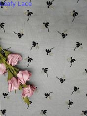 Marine-Farbe 130CM gespritzter Mesh Foil Printed Fabric