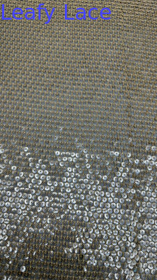 Great Shining Sequin Fabric Embrroidered Fabric Plaid For New Collection For Gowns