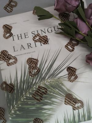 Heart Tulle Lace Printed Flocked Mesh Fabric For Children's Clothing