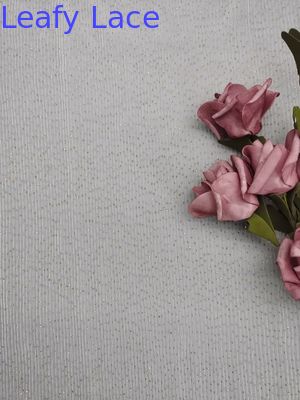 Pleated Tulle Mesh Foil Printed Fabric Shimmering Tulle Lace