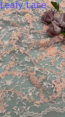 Stickerei Langlebige und elegante Luxuriöse Spitze Blumen kundenspezifische Farbe Stickerei Stoff Spitze Stoff Hochzeit Geburtstag Anlässe Hochwertige Spitze Stoff