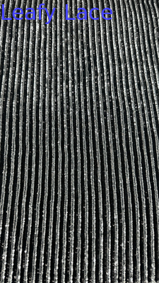100% Polyester Blattsequin Stickerei Spitze Stoff Scheinen Luxus für Hochzeitsfeiern Anlässe