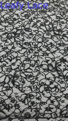 Tullnetzgewebe Broderierte Spitzengewebe für Modenschaustücke