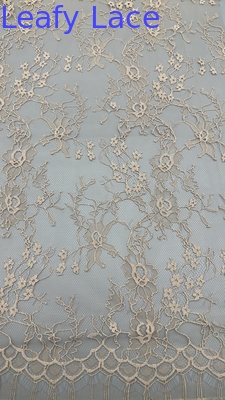 Hochzeitsfeier Essenzielle Blätter Stickerei Spitze Stoff Elegante Stickstoff