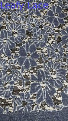 Broderierey Spitze Stoff Mesh Floral Elegant und Atmen Broderierte Spitze Stoff