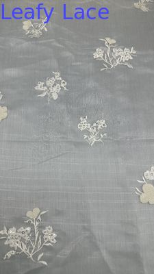 Hochwertiges Floral Tulle Mesh Stoff Atemnetz Spitze Stoff Blatt Sequin Stoff