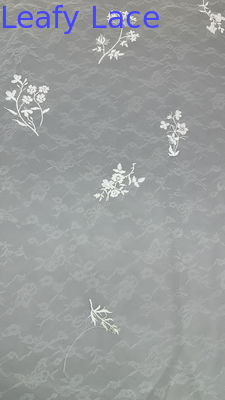 Tulle Mesh Stoff Sequin glänzende Blätter Neue Kollektion Blumen Spitze Stoff Party Gelegenheit