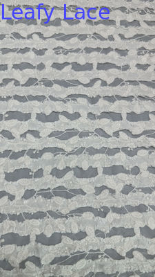 Weich weiße Baumwollspitzenstoffe für Bekleidung, Designs und Designs