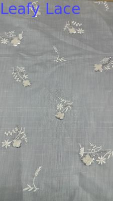 Perlenfarbene französische Chantilly Spitze Stoff Luxus Sequin Mesh Spitze für Abendkleider und Couture Designs