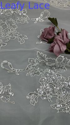 Luxuriöse Sequin Broderierte Stoff Spitze Stoff Neue Kollektionen für Bekleidung Kleider und Mode