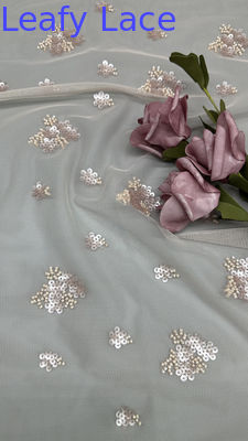 Luxuriöse Sequin Perlen broderierte Stoff Spitze Stoff Neue Ankunft für Couture Gelegenheit