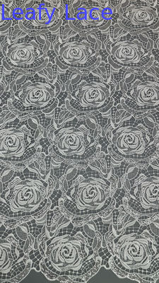 Metallischer Pailletten-bestickter Chantilly-Stoff Spitzenstoff Neue Mode für Kleidungsstücke Kleider