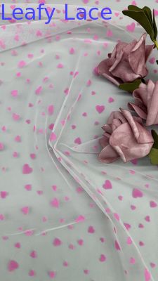 Leafy Fabric Tulle Mesh Fabric For Breathe Love Color High Quality For New Arrival SS Season