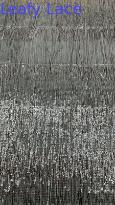 Fringe Sequin Stoff Elegant und glänzend Luxuriös für Mädchen und handgefertigte Accessoires
