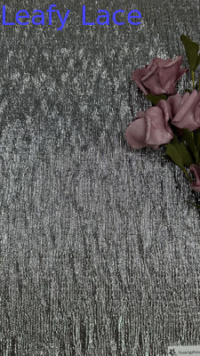 Cobra Sliver Farbe Metallspitzen Stoff für Kleider Luxus Party Hochzeitskleid