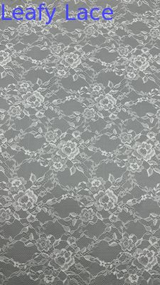 Weißer Spitzen-Neues Design Tüll-Mesh-Stoff Floral Atmen für Gelegenheitskleider
