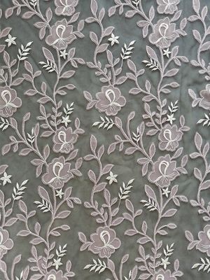 Blumenapplikations-Stickerei-Gewebe