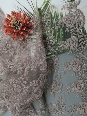 49 Zoll-Rosa 3D weiches Mit Blumentulle Mesh Fabric