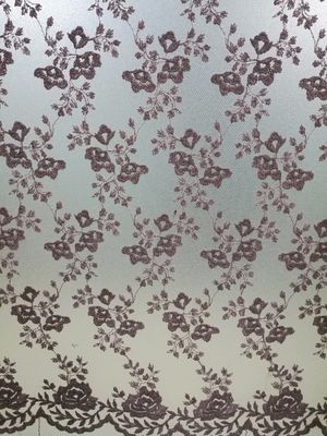 49 Zoll-Rosa 3D weiches Mit Blumentulle Mesh Fabric