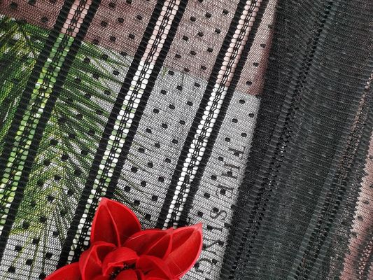 100 Yards des Polyester100%, das Mesh Dot Lace Fabric faltet