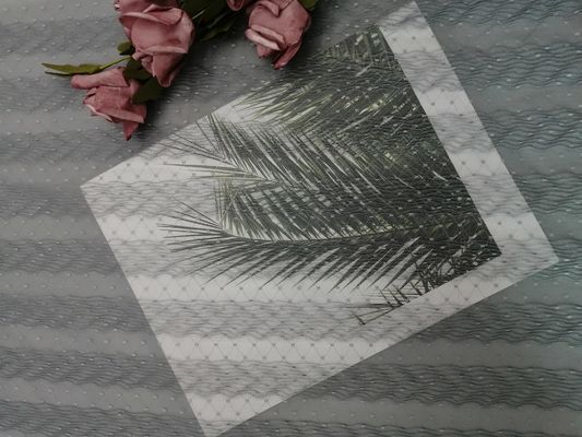 Grey Polyester Crinckle Mesh Pleated-Spitze-Gewebe für kleines Mädchen-Kleid